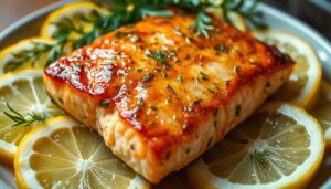 Garlic Butter Baked Salmon