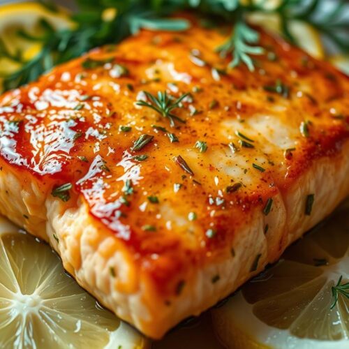 Garlic Butter Baked Salmon