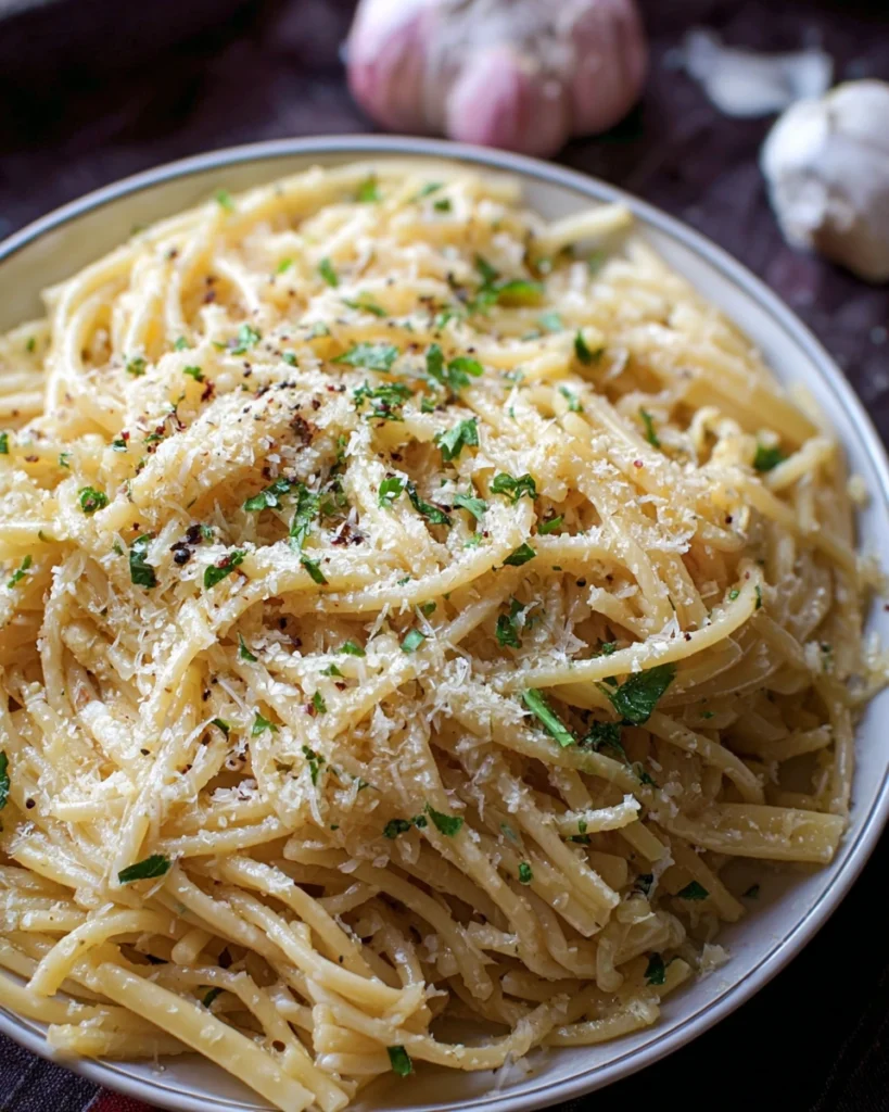 Garlic Buttered Noodles Recipe