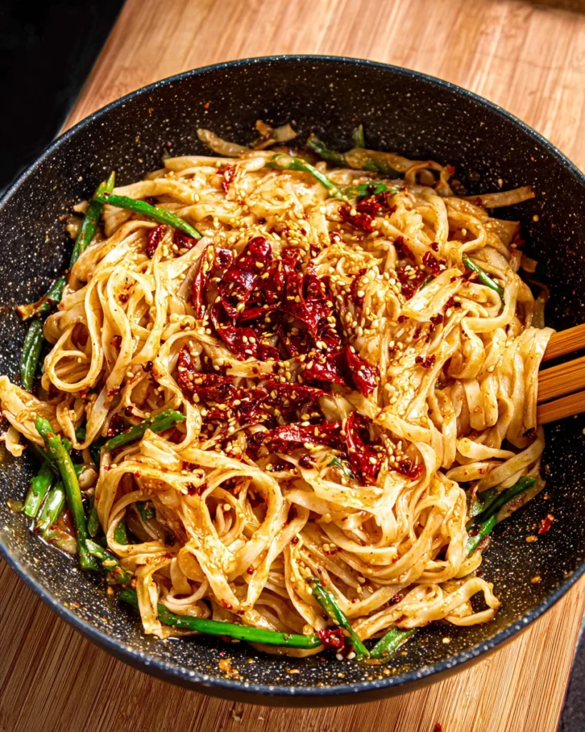 Garlic Chili Oil Noodles: Spicy, Savory, and Full of Flavor