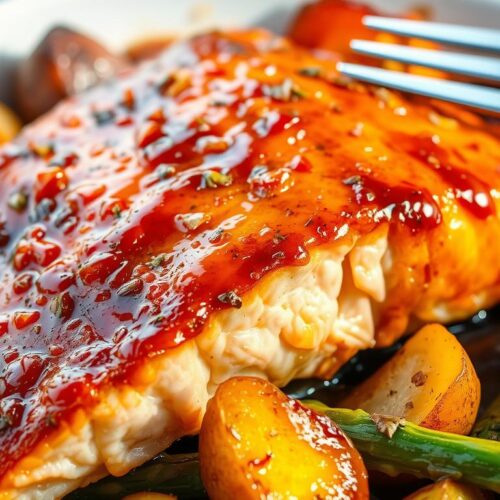 Honey Garlic Baked Salmon