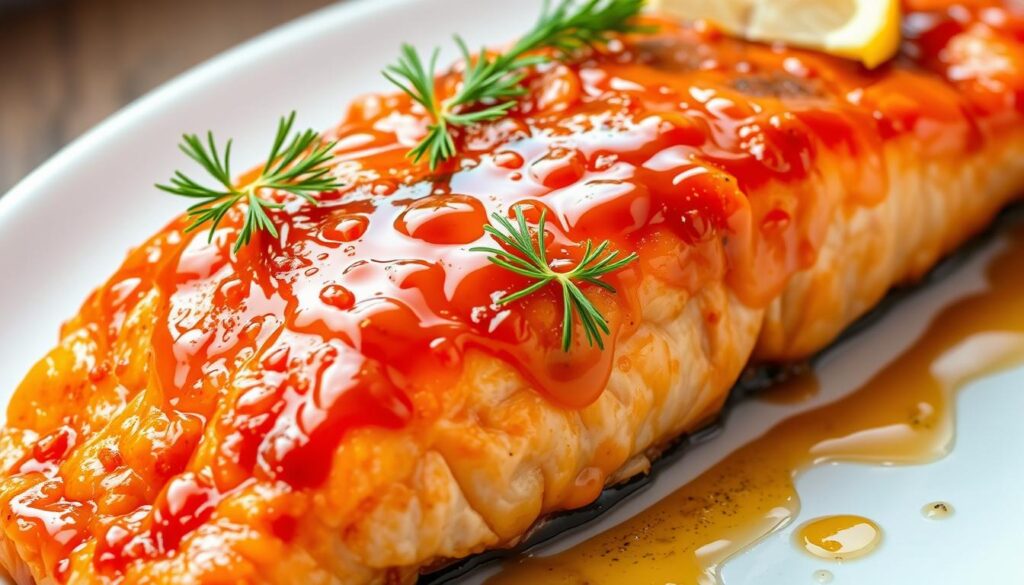Honey Glazed Baked Salmon