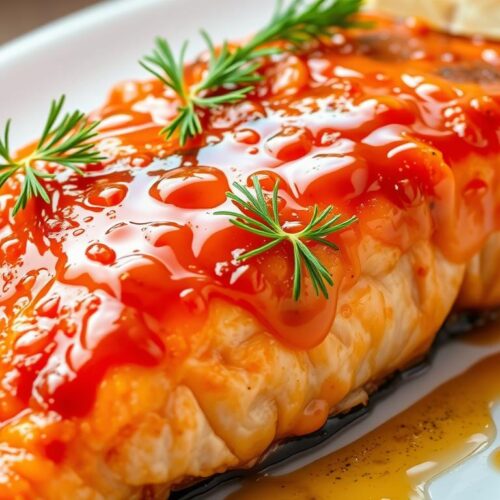 Honey Glazed Baked Salmon