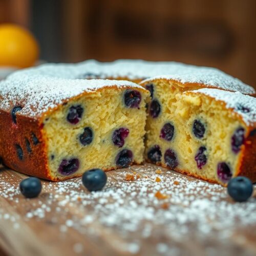 Lemon Blueberry Pound Cake
