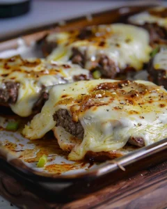 Philly Cheese Cubed Steak