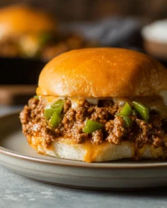 Philly Cheesesteak Sloppy Joes