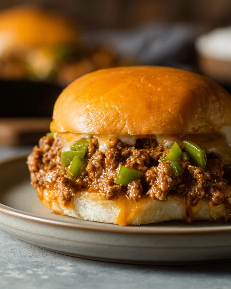 Philly Cheesesteak Sloppy Joes