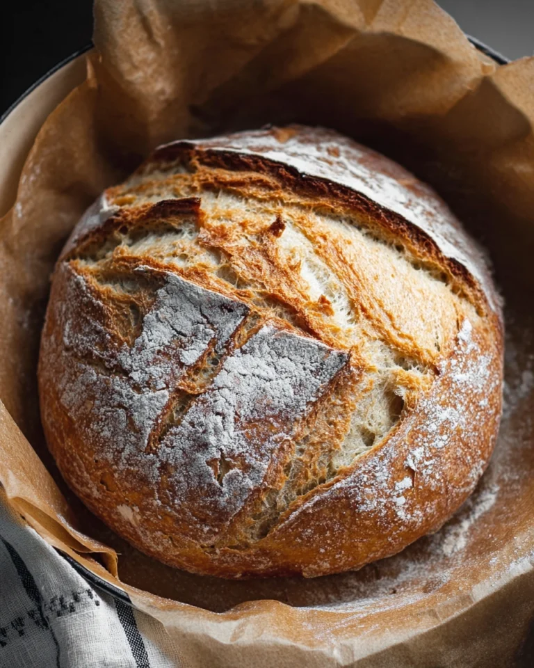 Quick And Easy No-Knead Bread