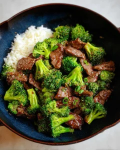 Quick and Easy Beef and Broccoli
