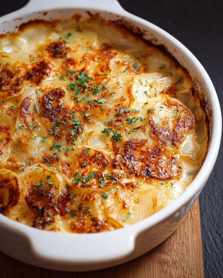 Scalloped Turnips Au Gratin (Keto Cheesy Potatoes!)