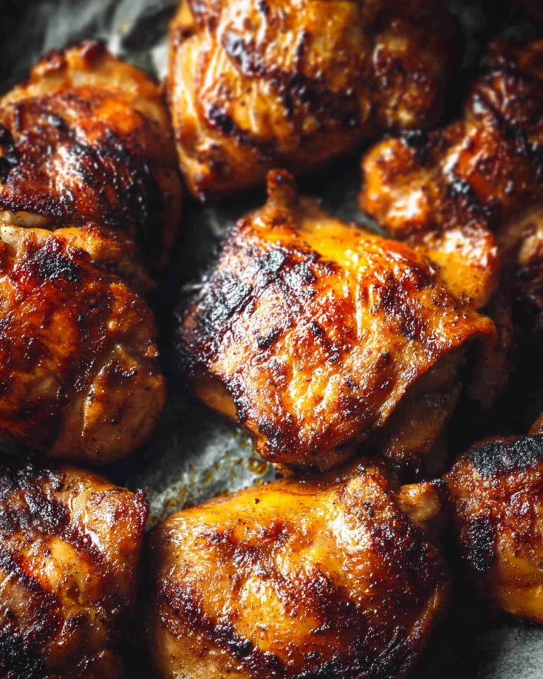 The Best Marinated Grilled Chicken Thighs