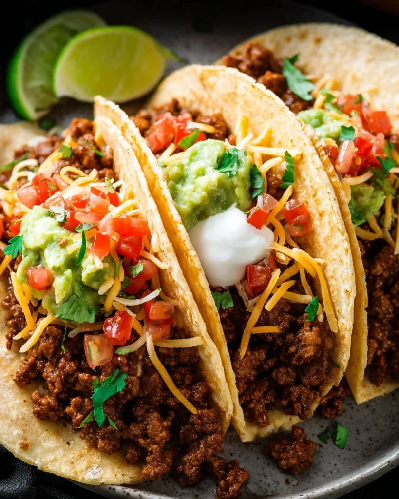 Traditional and Authentic Mexican Ground Beef Taco Recipe