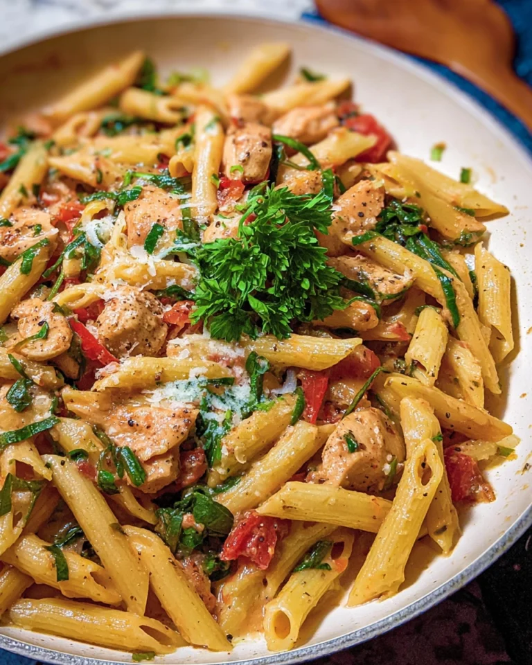 Tuscan Chicken Pasta Recipe – Creamy, Flavorful & Easy