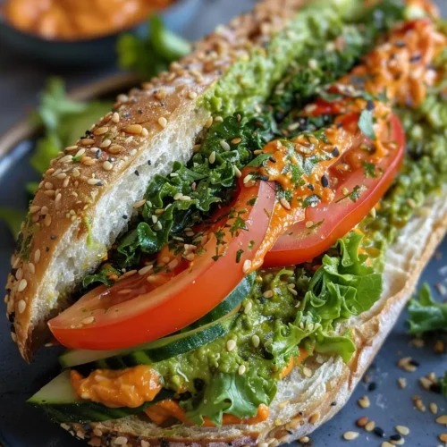 Vegan Hummus Sandwich