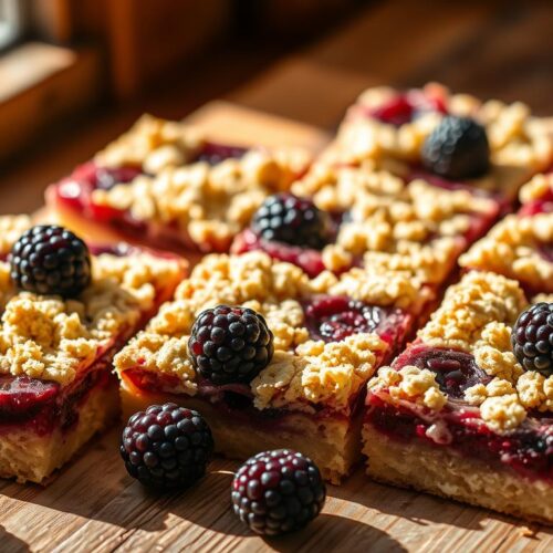 blackberry crumb bars