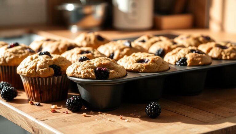 blackberry muffins