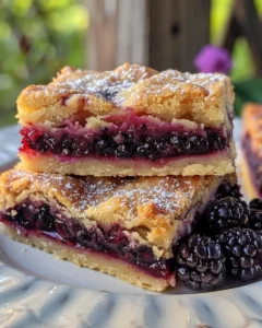 blackberry pie bars