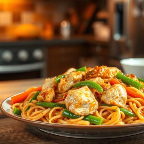 chicken lo mein