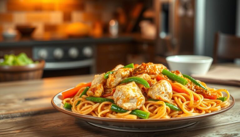 chicken lo mein