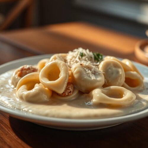 chicken tortellini alfredo