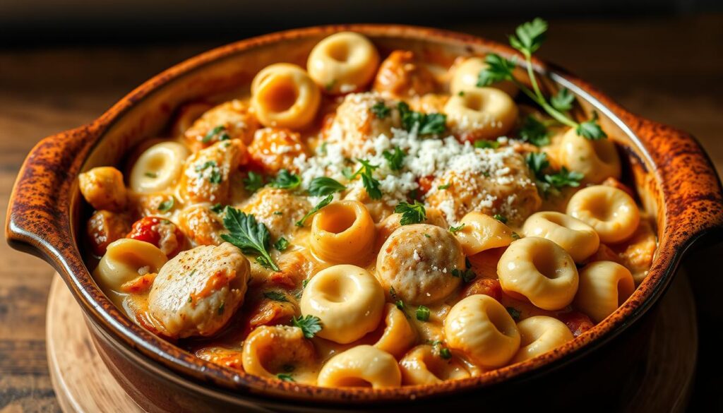 chicken tortellini bake