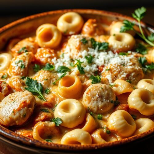 chicken tortellini bake