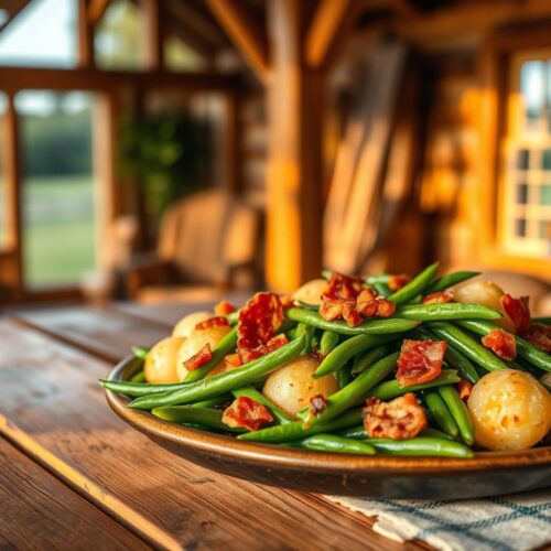country ranch green beans and potatoes