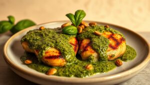 creamy pesto chicken
