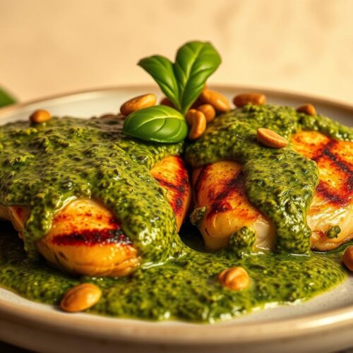 creamy pesto chicken