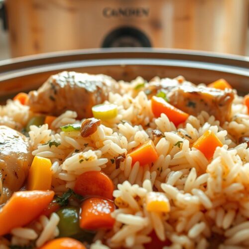crock pot chicken and rice