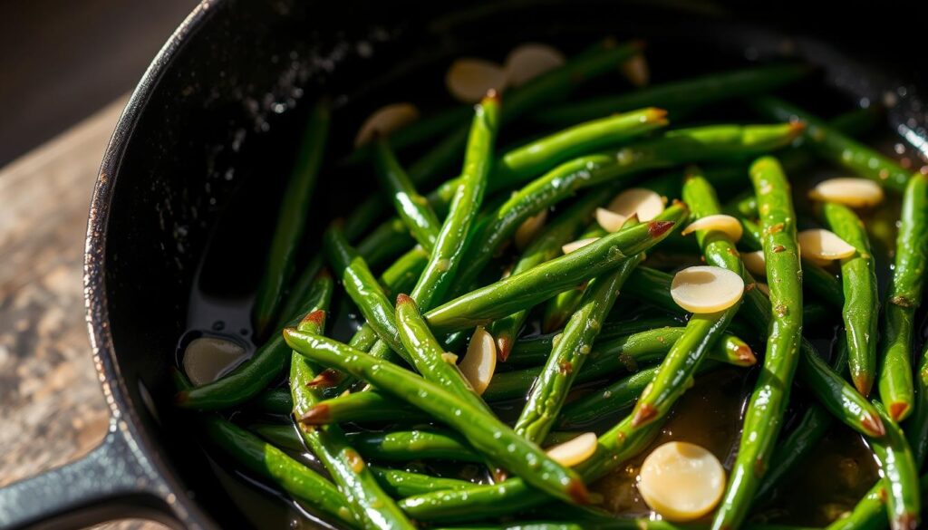garlic sautéed green beans
