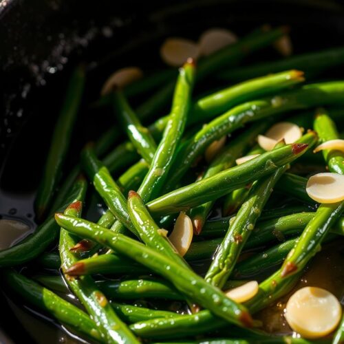 garlic sautéed green beans