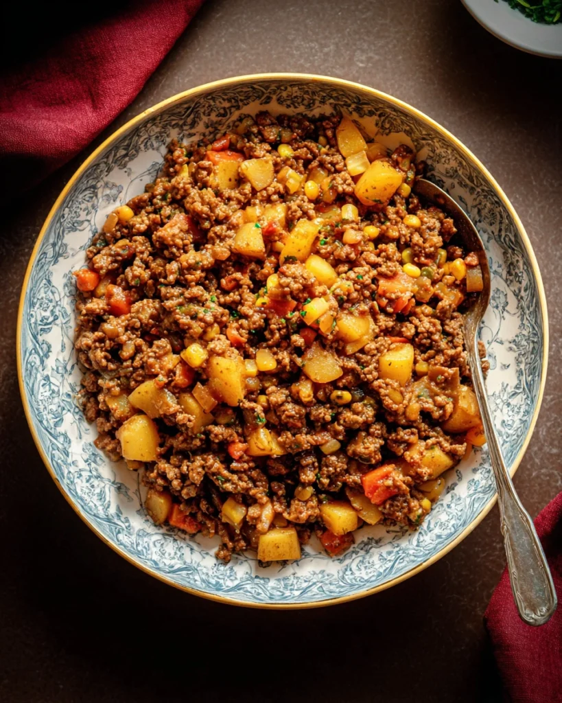 ground beef and potato recipe