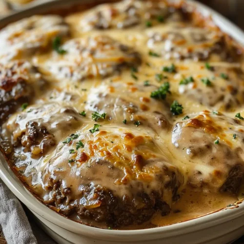 hamburger steak bake