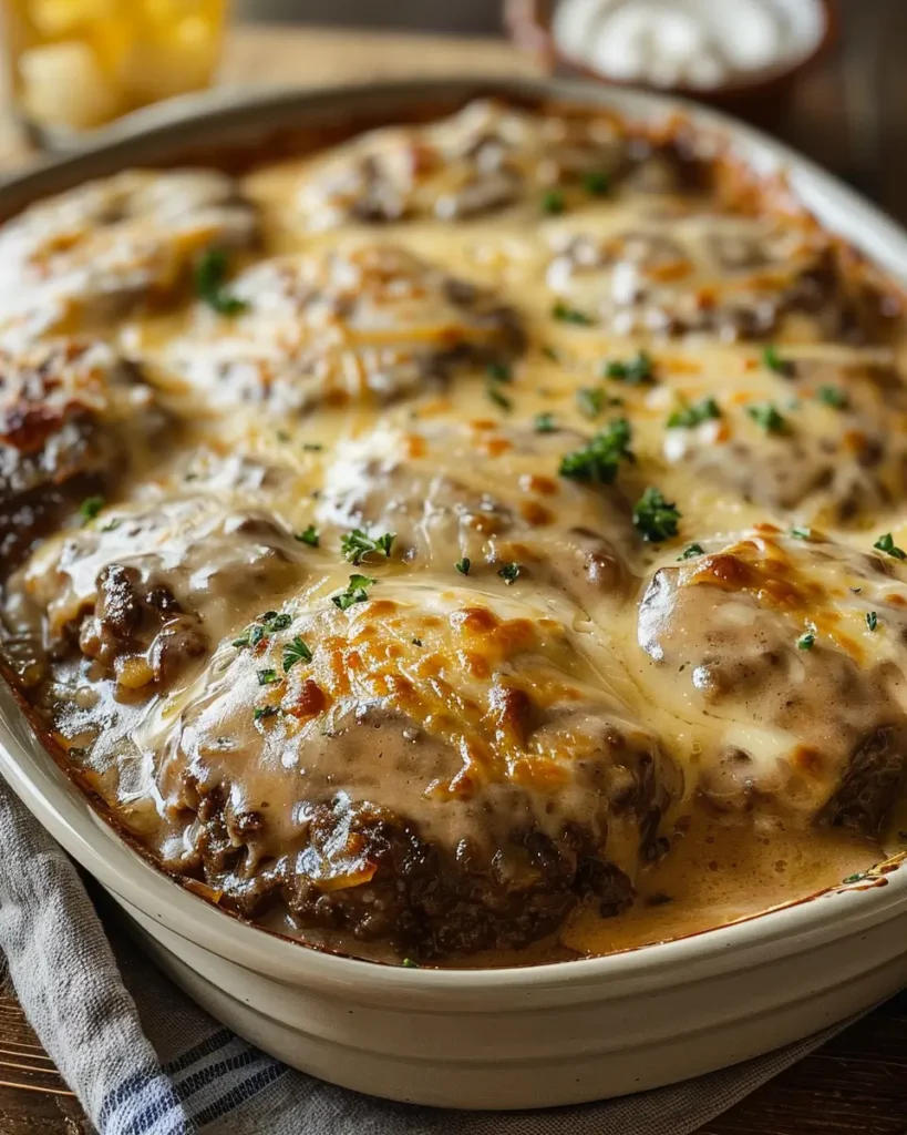 hamburger steak bake