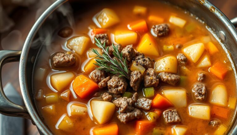 hamburger vegetable soup