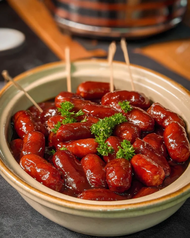 little smokies recipe crock pot with bbq sauce