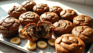 nutella banana muffins