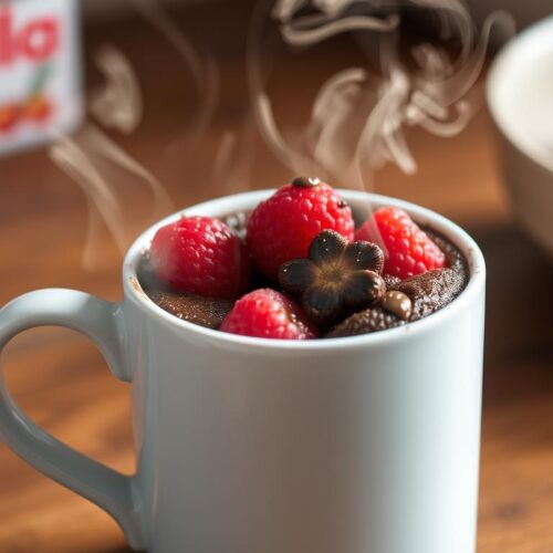 nutella mug cake