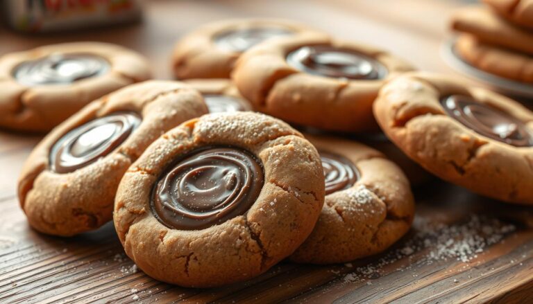 nutella peanut butter cookies
