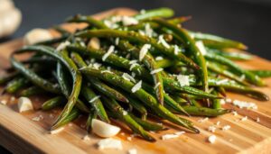 oven-roasted green beans