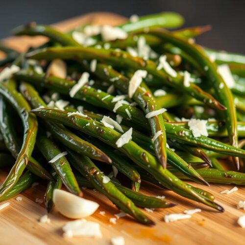 oven-roasted green beans