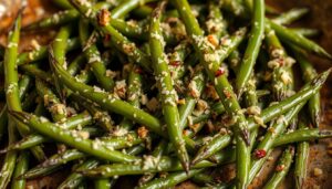roasted parmesan green beans