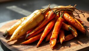 roasted turnips and carrots