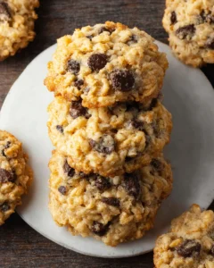 Crunchy Chocolate Chip Rice Krispie Cookies
