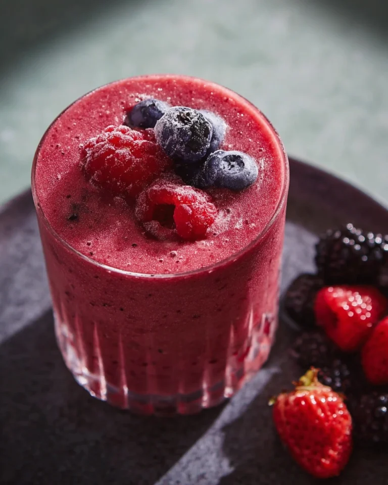 Easy 2-Minute 2-Ingredient Frozen Fruit Smoothie