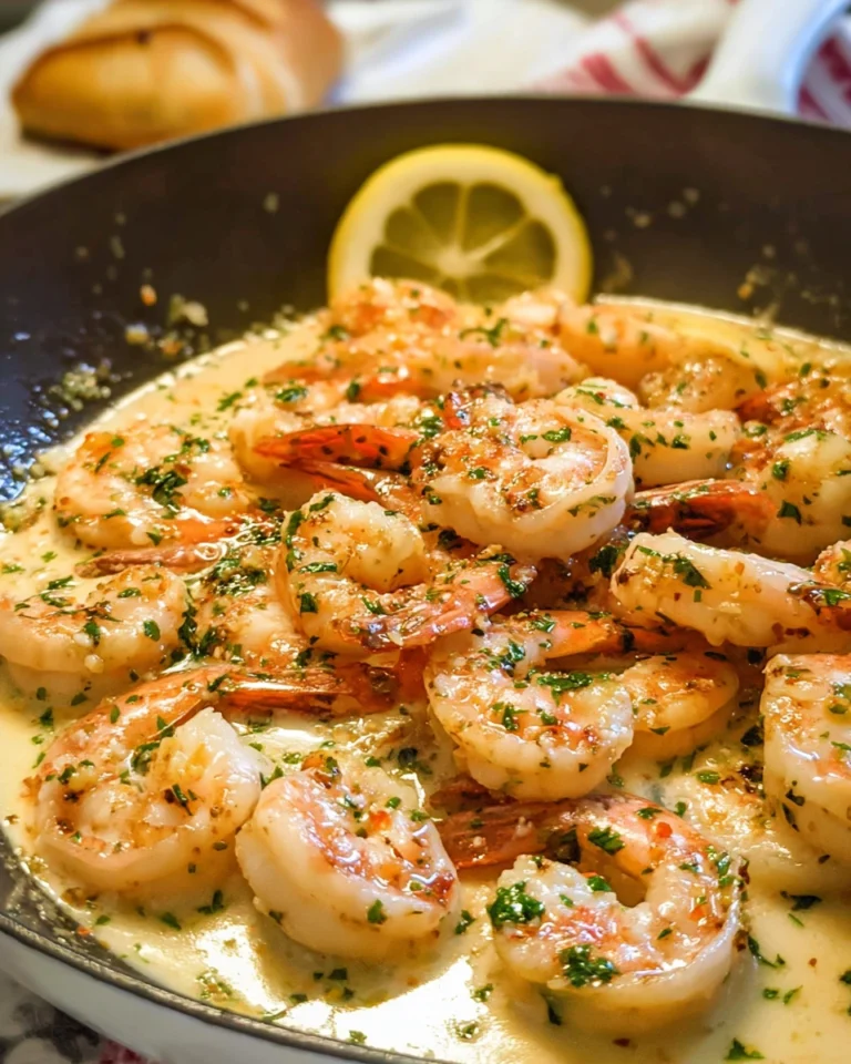 Easy Creamy Garlic Shrimp (15 Minutes)