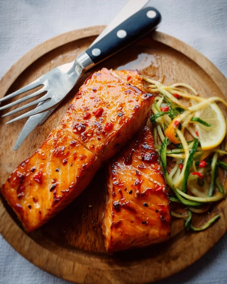 Easy Honey Garlic Baked Salmon Recipe