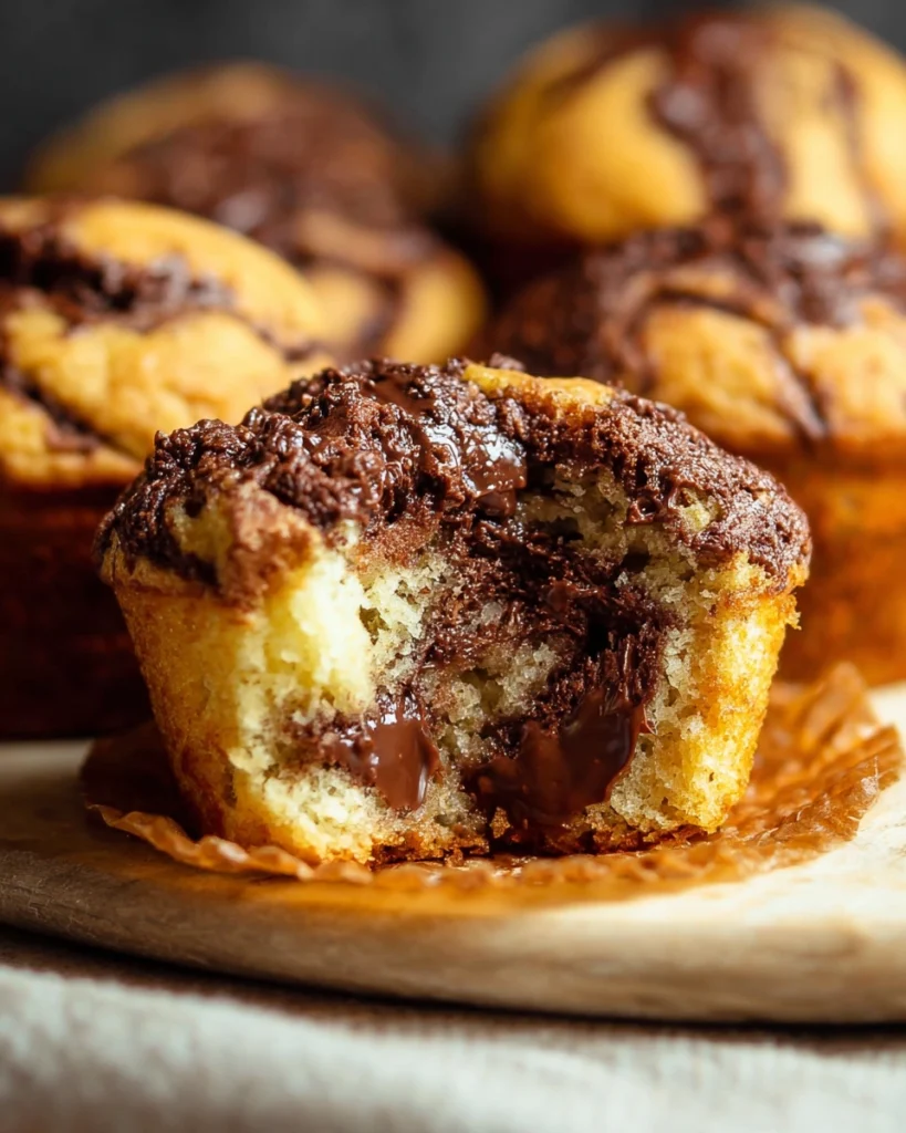Easy Nutella muffins recipe