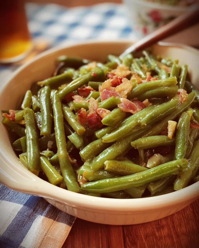 Fresh Southern Green Beans with Bacon: Best Recipe